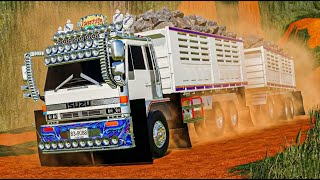 รถพ่วงร็อคกี้ขนหินในโรงโม่ส่งให้ลูกค้า FARMING SIMULATOR 19 screenshot 2