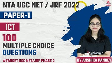 UGC NET ICT 100 MCQs Questions | ITC Questions For UGC NET Exam 2022 | By Anshika Pandey