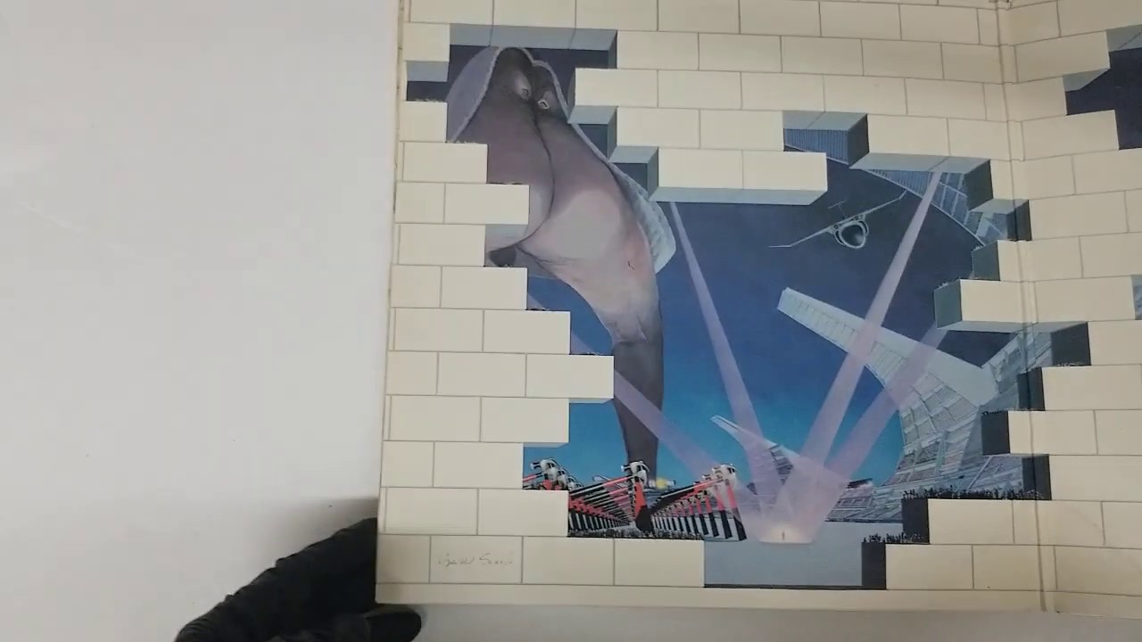 Pink Floyd The Wall, Vinyl COVER Artwork HD UNBOXING lyrics Booklet