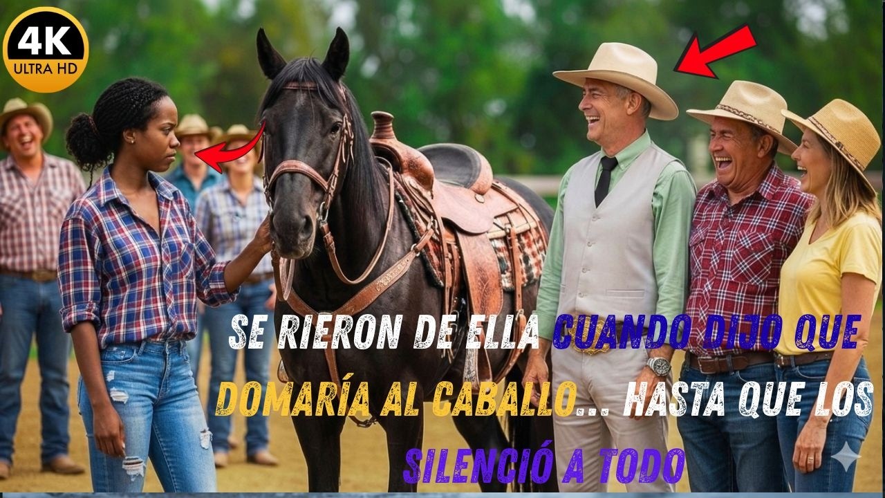 Se rieron de ella cuando dijo que domaría al caballo… hasta que los silenció a todo