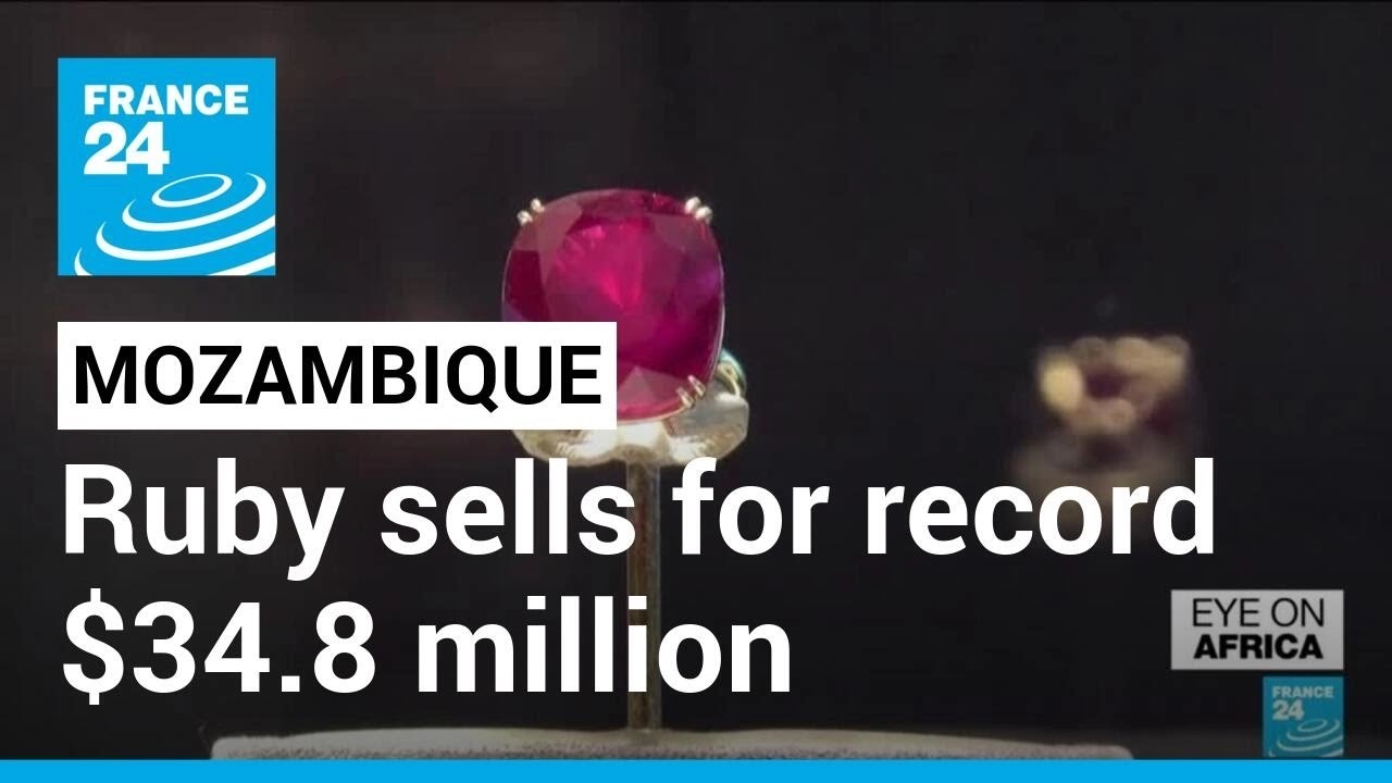 Mozambique ruby sells for record 348 million  FRANCE 24 English