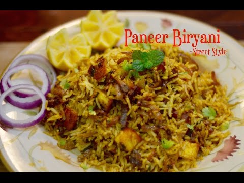 Street Style Paneer Biryani|Quick & Easy Paneer Biryani Recipe|