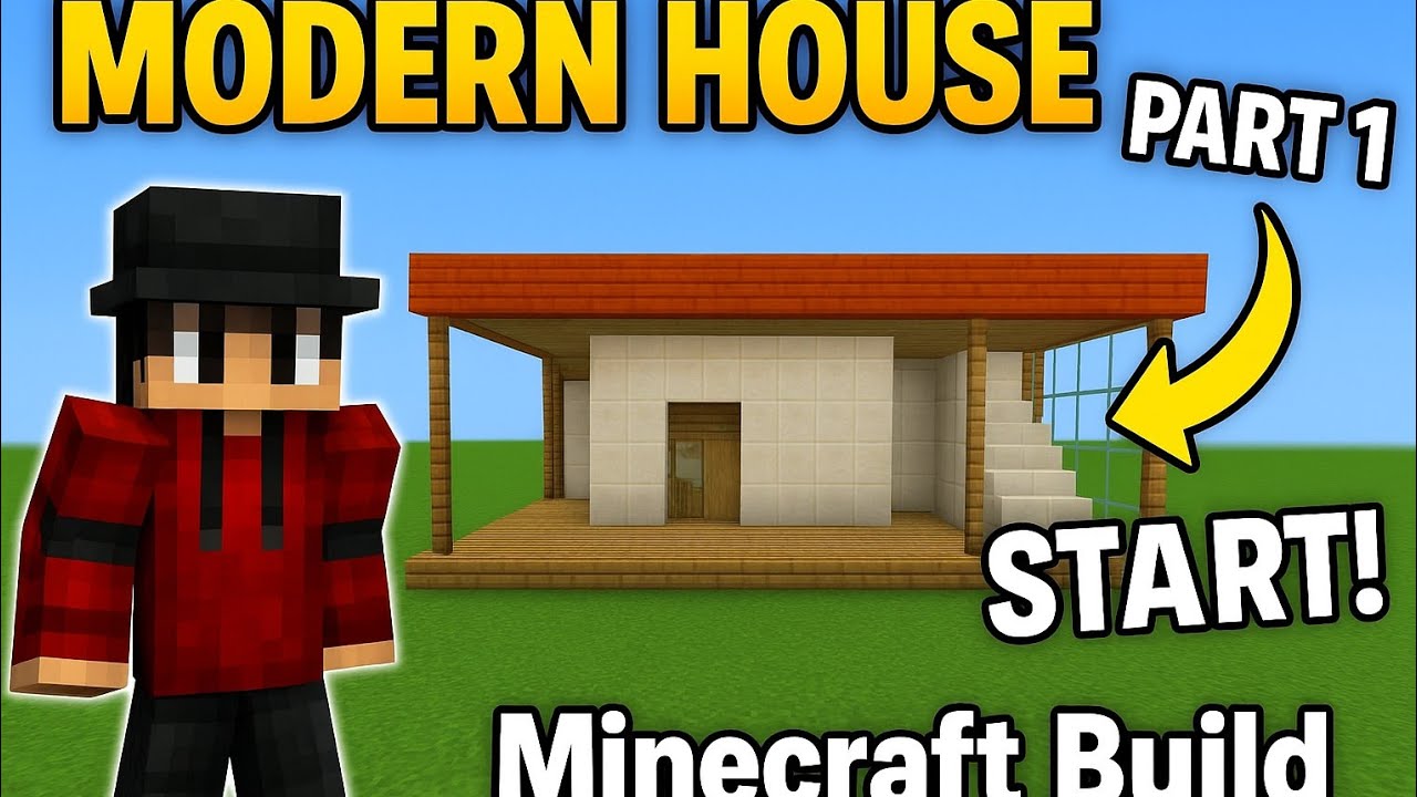 Minecraft part 1 make house 🏠minecraft creative series - YouTube