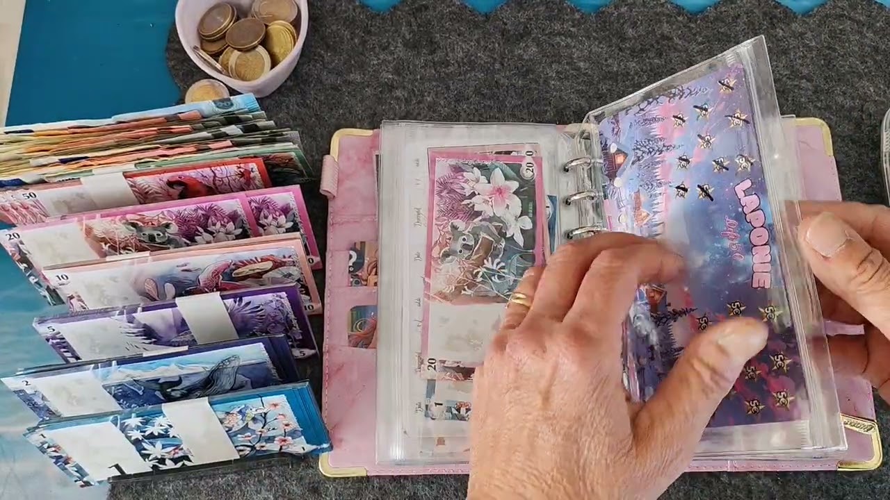 Une pièce joue à cache cache 😂je vide les économies du mois#epargnes#retour 🏦