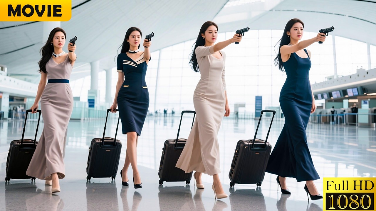 美女特警假扮空姐潛入豪華派對偷襲恐怖分子！電影《王牌霸王花》警匪動作片 HD