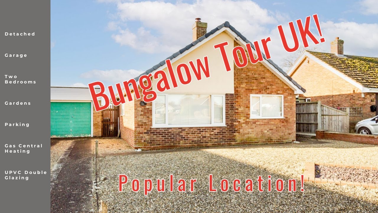 BUNGALOW TOUR UK Great Location! For Sale OIEO £240,000 Swaffham