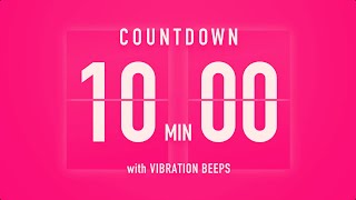 10 Minutes Countdown Flip Clock Timer / Vibration Beep 💓