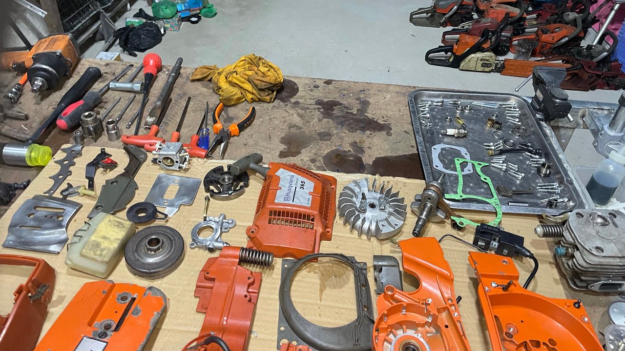 Phục Hồi máy cưa Husqvarna 365 (Husqvarna 365 . Machine Recovery)