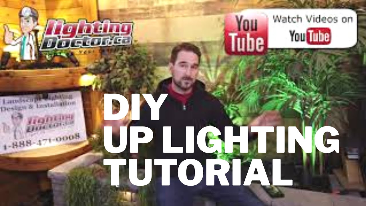 How to Install Landscape Lighting - Up Lighting Tutorial - YouTube