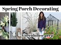 Spring Decorating 2023, Spring Porch Decorating Ideas + Greenhouse Prep