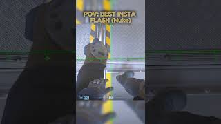 HOW TO INSTA FLASH RADIO (Nuke) ⚡ #counterstrike #cs #cs2