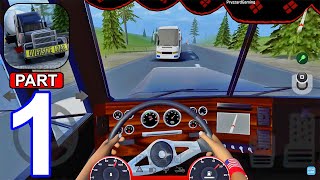 Truck Driver : Heavy Cargo - Gameplay Walkthrough Part 1 Free Roam Pickup the Trailer (Android, iOS) screenshot 2