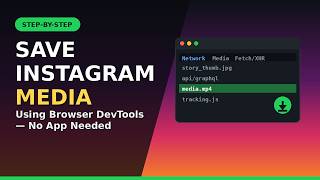 Save Instagram Posts, Reels, and Audios Without Any App — DevTools Method screenshot 5