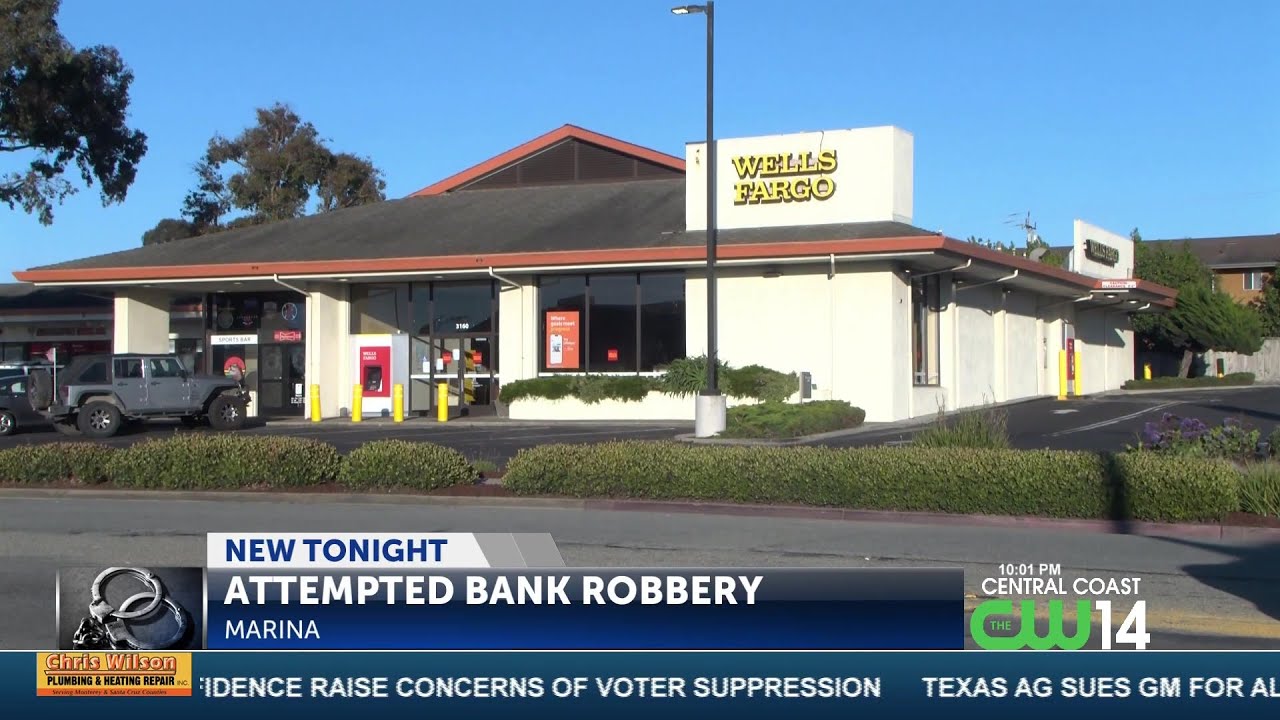 Attempted bank robbery suspect arrested in Marina - YouTube