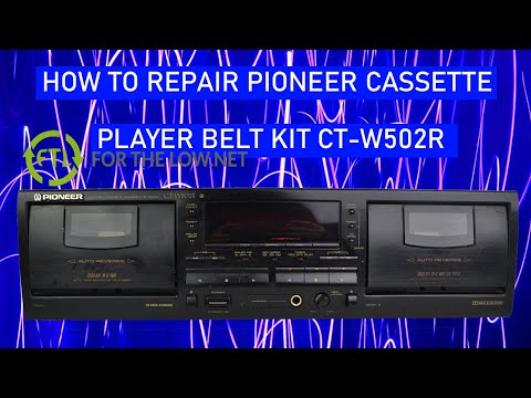 CTW504R Belt Kit For Cassette Deck 4 Belts Pioneer CT-W504R