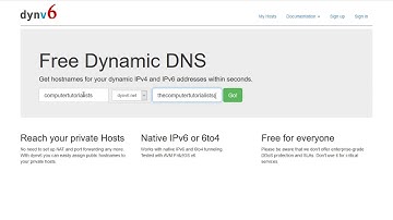 [Raspberry Pi] Dynamisches DNS DynV6 einrichten