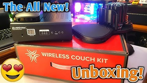 The All NEW Buttkicker home theater Wireless Couch Kit - Unboxing and Set up!