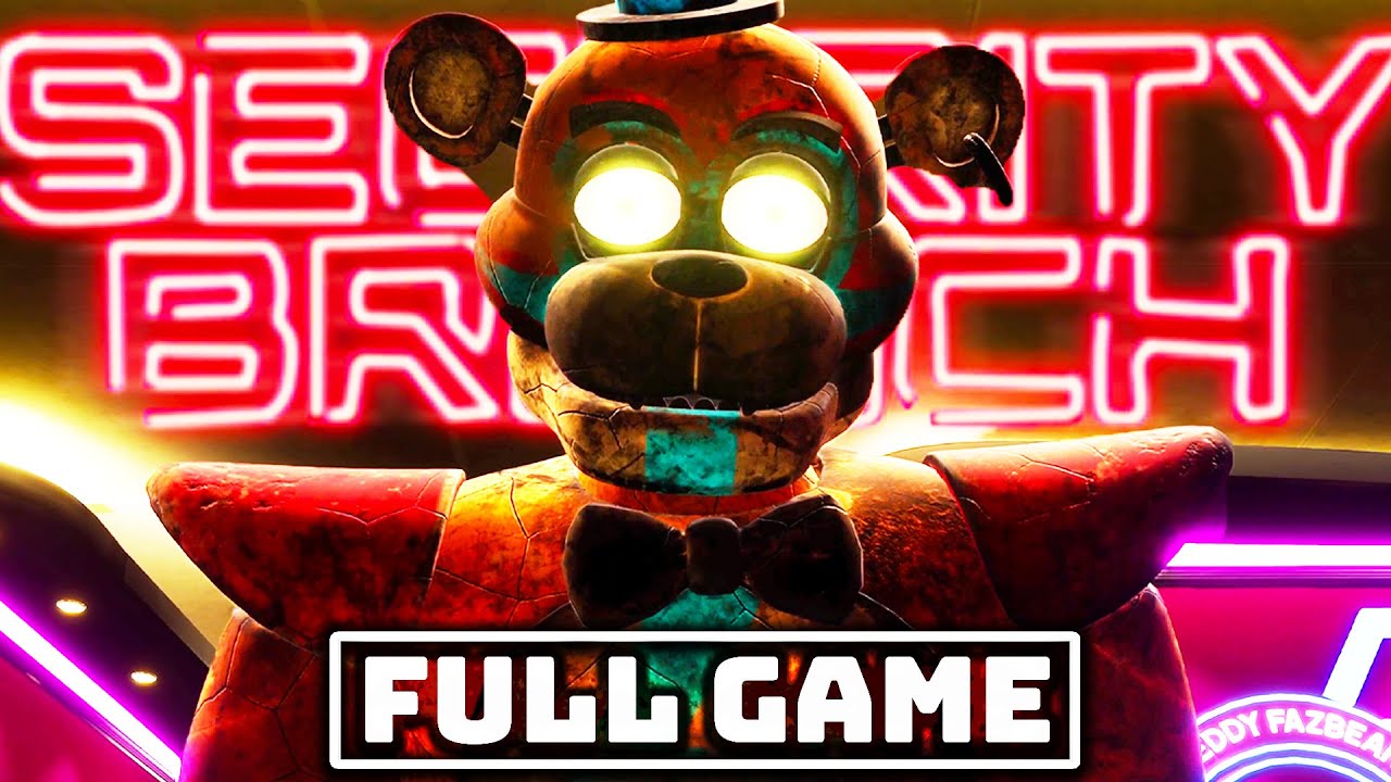 FNAF SECURITY BREACH Gameplay Walkthrough FULL GAME (4K 60FPS) No  Commentary 