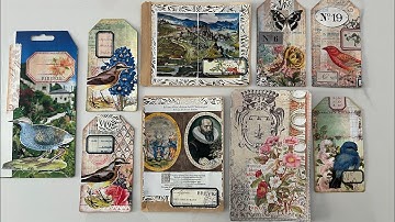 Craft with me #whatsinmybox | Random ephemera making session EP 24