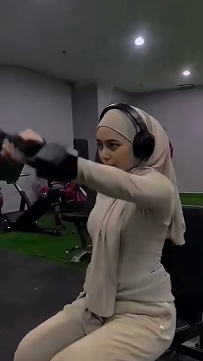 Viral Di TOKTOK Ukhti Cantik gym #viraltiktok #trending #fypyoutube #ukhti #hijabstyle #fitness #gym