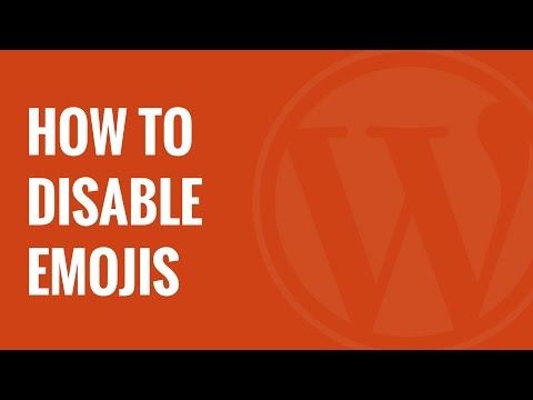 How to Disable Emojis in WordPress 4 2