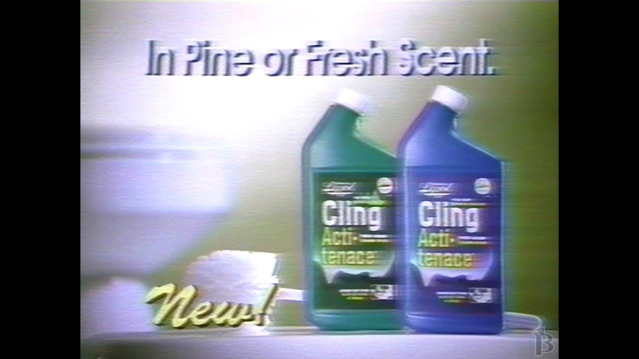 Lysol Cling Toilet Bowl Cleaner Commercial 1991 YouTube