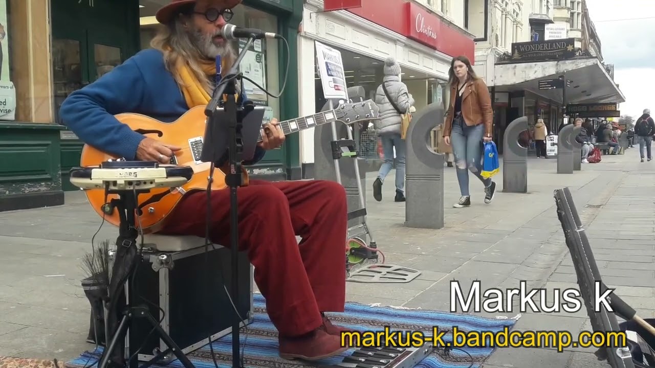 Busking in Southport - Sixteen Toms (Wavedrum & Loopy Pro)