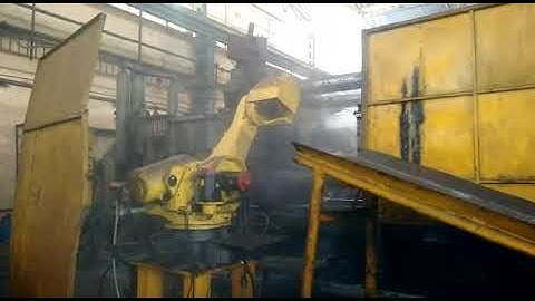 Die Casting Machine Automation by Refurbished Used Fanuc Robot R2000 by Robo Sapiens Automation Pune