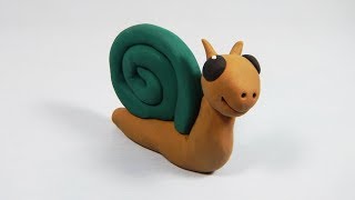 How to Easily Make a Snail from Modeling Clay