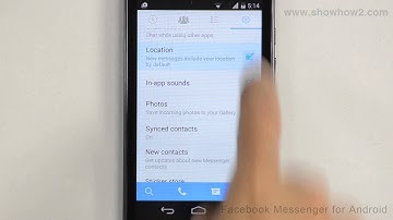 Facebook Messenger For Android - How To Disable Showing Your Location In Messages