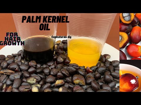 Homemade palm kernel oil/ how to make clear organic palm kernel oil/ how to diy palm kernel oil