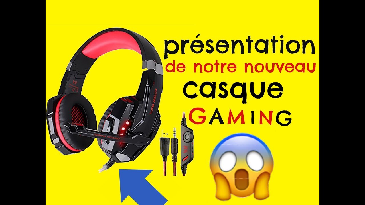 test / présentation du casque micro KOTION EACH g9000 . - YouTube
