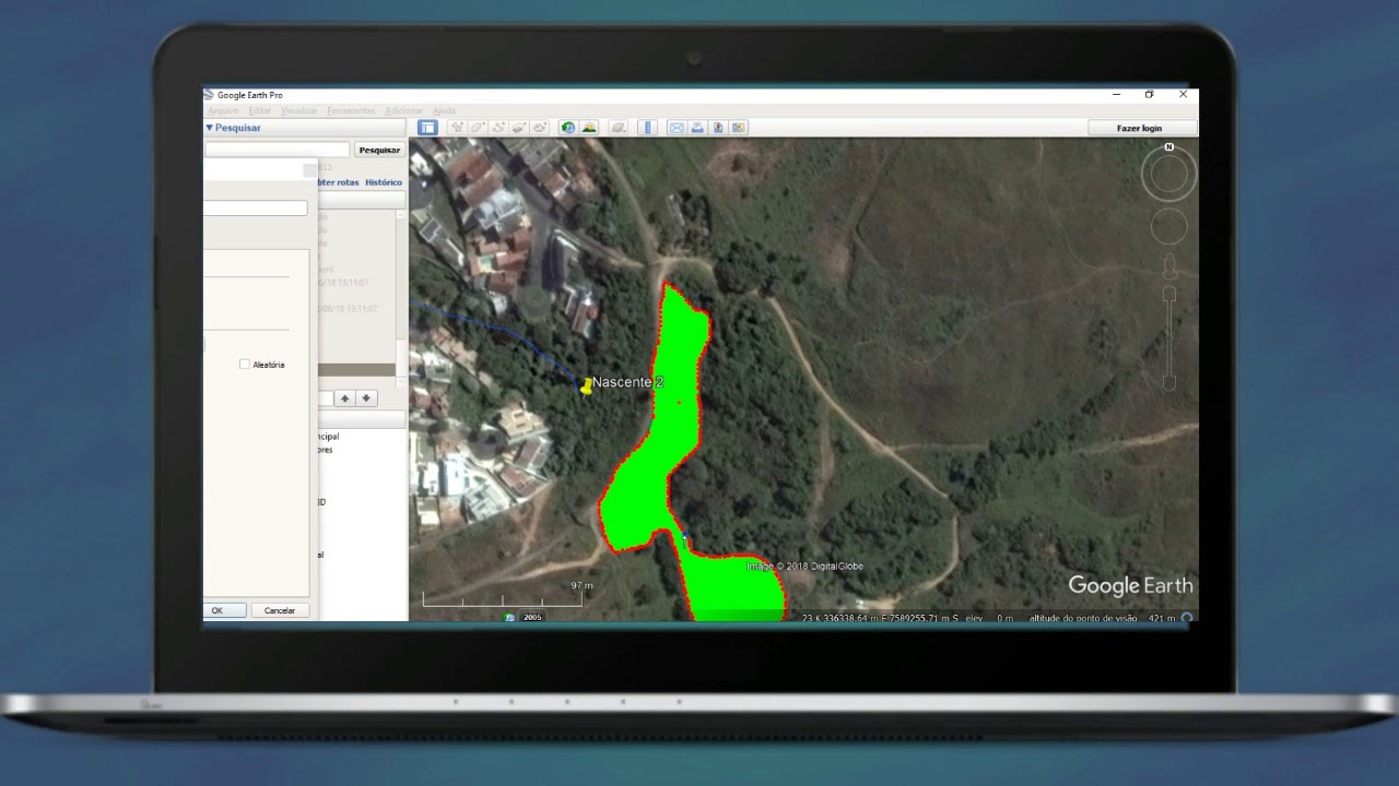 AULA 7 Google Earth com dados do Aplicativo GPS GAIA GPS YouTube