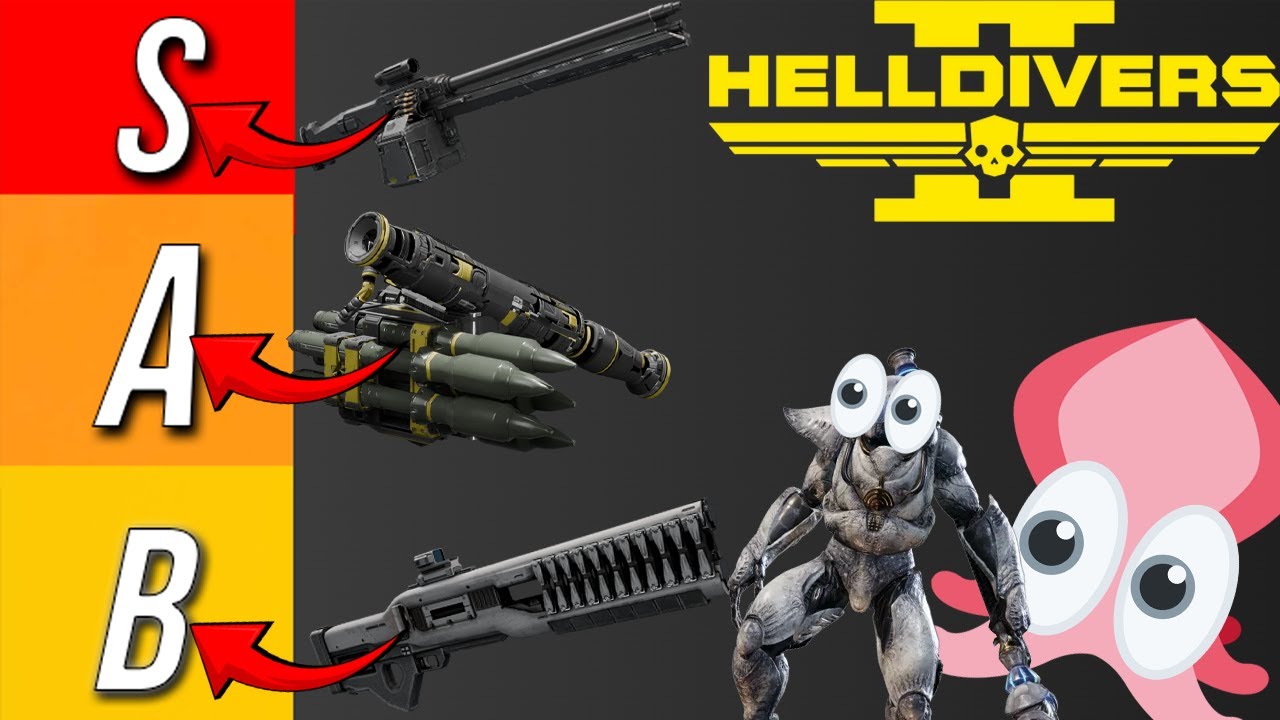 Support Weapons Tier List Against the Illuminate | Helldivers 2 - YouTube