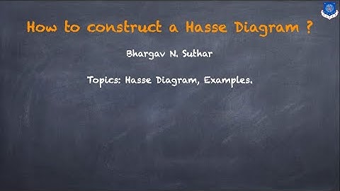 How to construct a Hasse Diagram? | Examples | Part 1 | Discrete Mathematics |