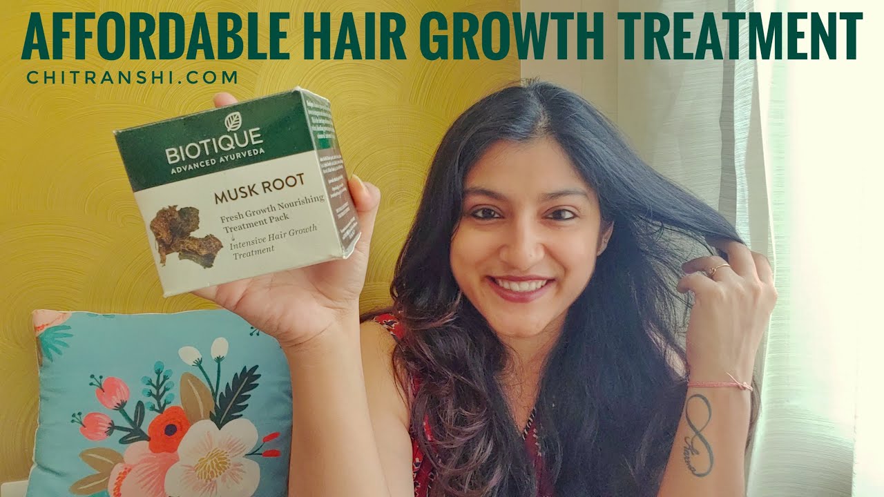 Hairfall Treatment at home Biotique Musk Root Mask review Natural