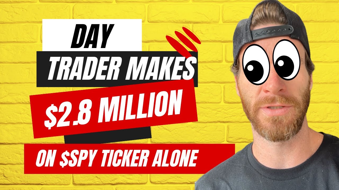 YouTube thumbnail for Trader Makes $2.8 MILLION On One Ticker