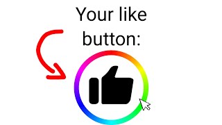 The like button actually glows in this video!