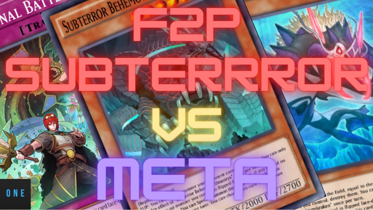 F2P SUBTERROR Deck Vs META -  Yu-Gi-Oh! Duel Links