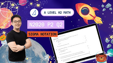 [Sigma Notation] N2020 P2 Q2 - H2 Math Tuition @ Tim Gan Math