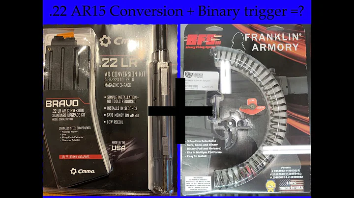 Cmmg  .22 conversion + Franklin Armory Binary Trigger =?