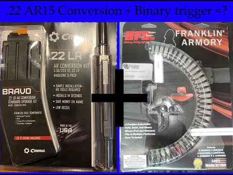Cmmg  .22 conversion + Franklin Armory Binary Trigger =?