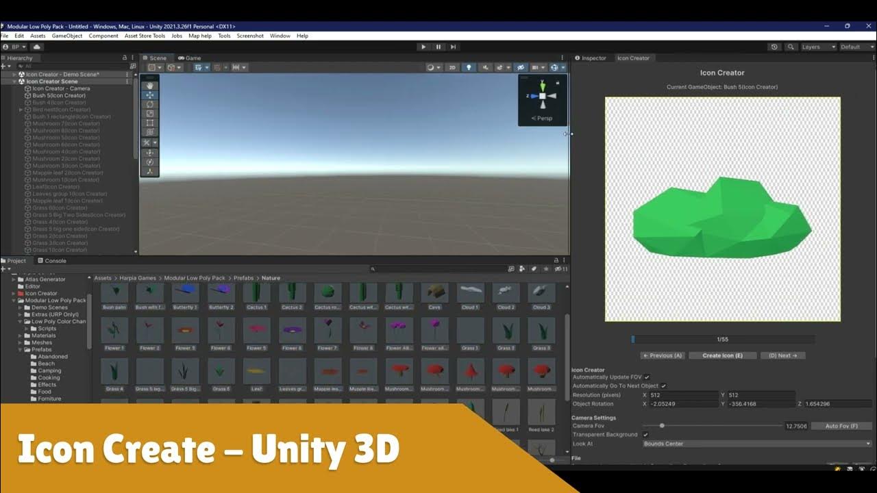 Unity 3D - Icon Creator - Asset Store - YouTube