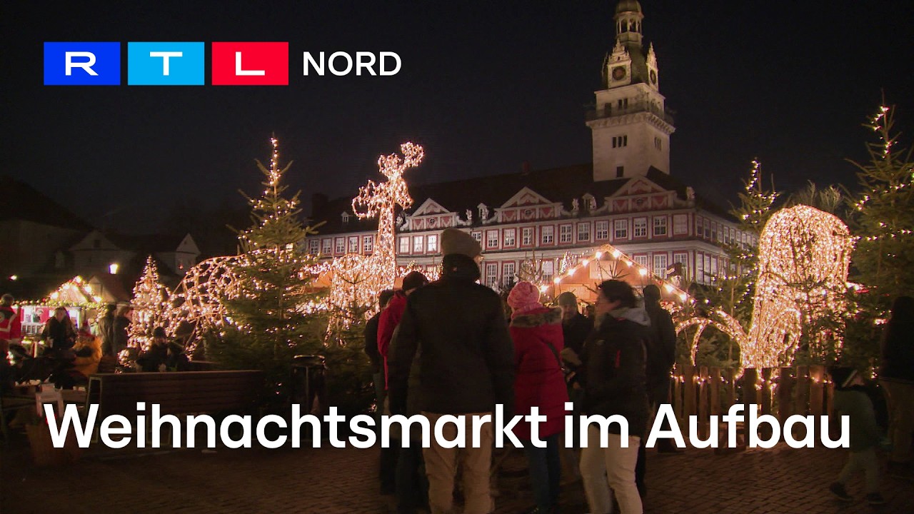 Wie ein Weihnachtsmarkt in Wolfenbüttel entsteht