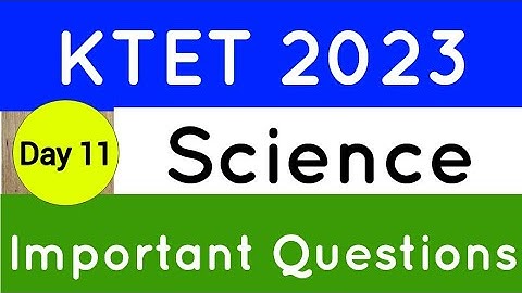 KTET category 1&2 science previous question | ktet science mock test | Ktet coaching | ANS Coaching