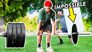 Lift The IMPOSSIBLE Barbell, WIN $100!