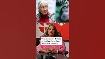 This journalist did one of the last interviews with Jane Goodall