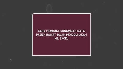 Membuat data di MRS.EXCEL