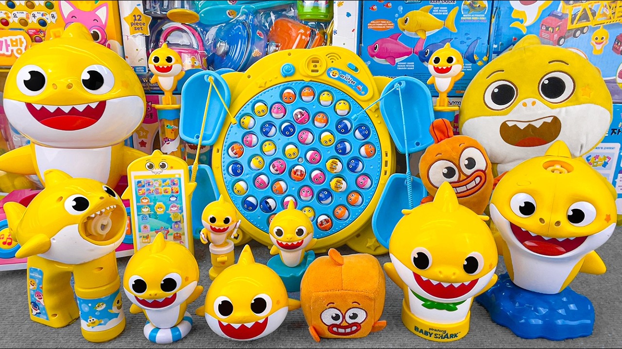 100 Minutes BABY SHARK Collection Unboxing - Satisfying Unboxing (ASMR)