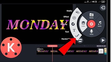 How to Make the Best Monday Text Editing Video from Your Mobile in kinemaster